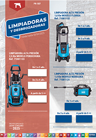 Hidrolimpiadoras y Desbrozadoras